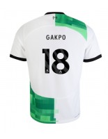 Liverpool Cody Gakpo #18 Vieraspaita 2023-24 Lyhythihainen